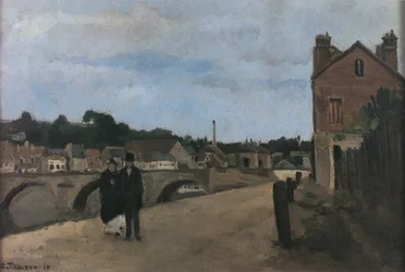 Blick auf Pontoise, Quai du Pothuis
